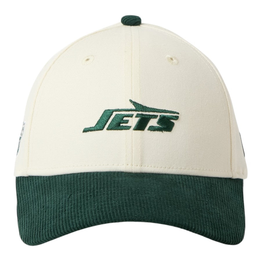 ニューエラ キャップ 帽子 NEW ERA CAP 9FORTY NFL ニューヨーク ジェッツ クローム/ダークグリーンバイザー 15137073 正面