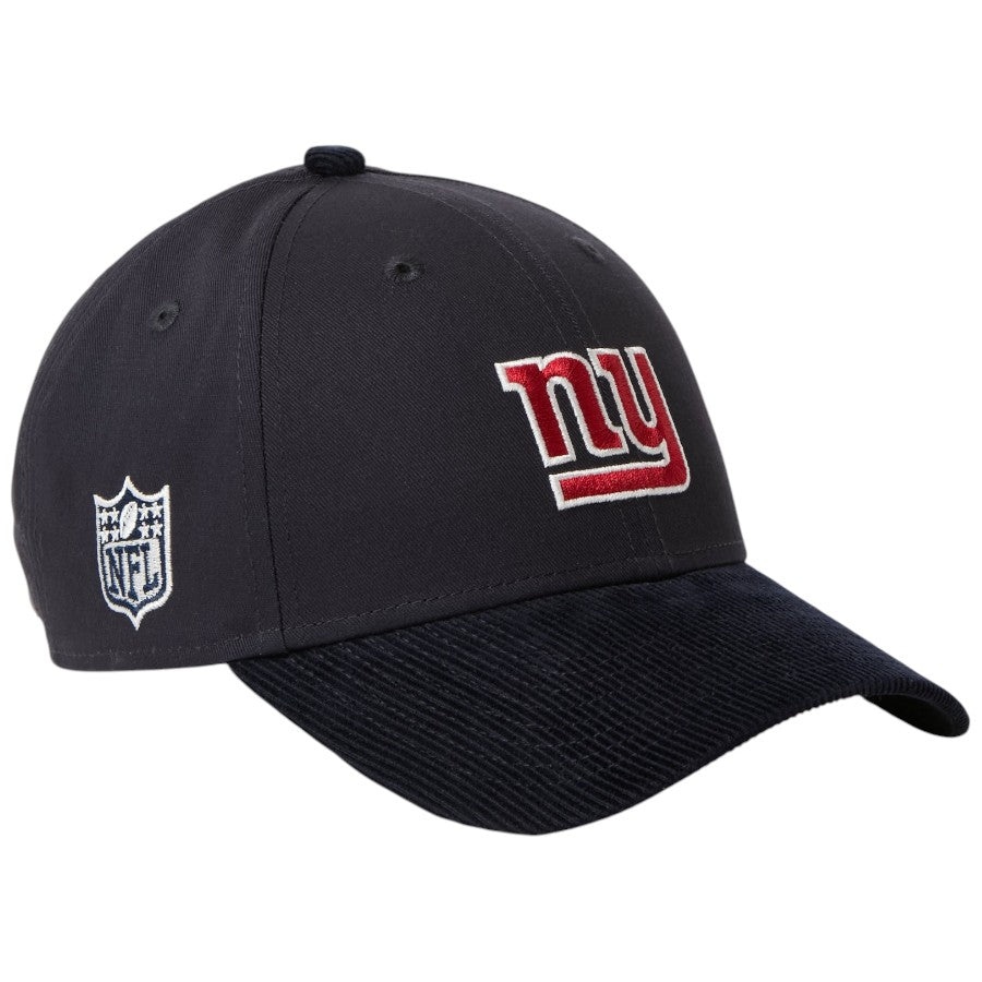 ニューエラ キャップ 帽子 NEW ERA CAP 9FORTY NFL ニューヨーク ジャイアンツ ネイビー 15137074 左斜め前