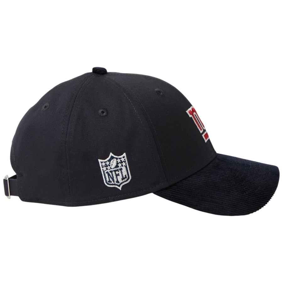 ニューエラ キャップ 帽子 NEW ERA CAP 9FORTY NFL ニューヨーク ジャイアンツ ネイビー 15137074 右サイド