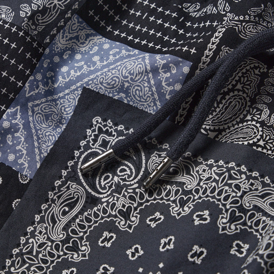 ニューエラ アパレル NEW ERA イージー ショートパンツ Oriental Paisley オリエンタル ペイズリー ネイビー 14856741 腰ひも