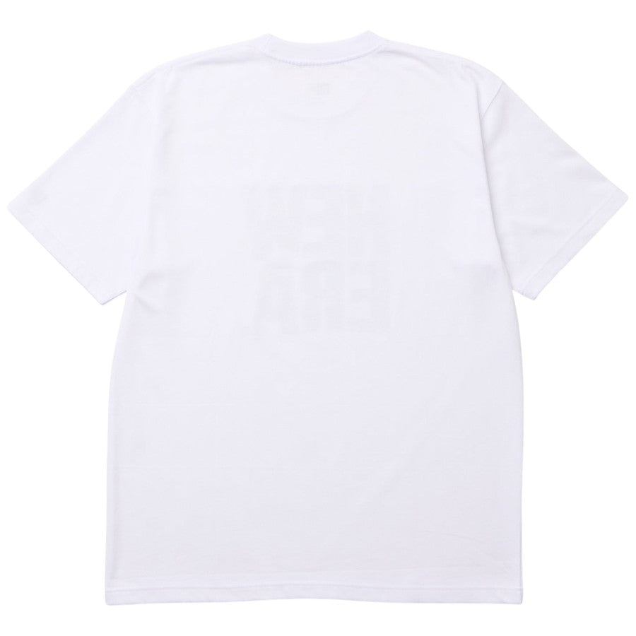 ニューエラ アパレル NEW ERA 半袖 コットン Tシャツ Oriental Paisley ペイズリー スクエアロゴ ホワイト 14856696 バック