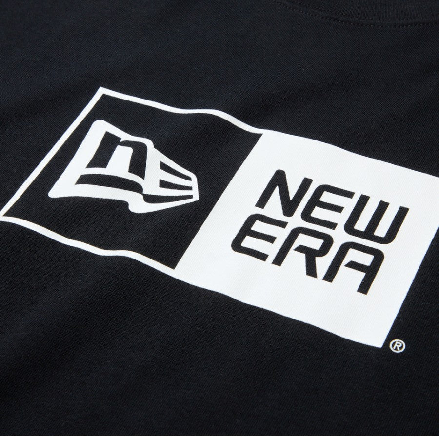 ニューエラ NEW ERA アパレル 半袖 コットン Tシャツ Box Logo ブラック 14856725 フロントロゴ