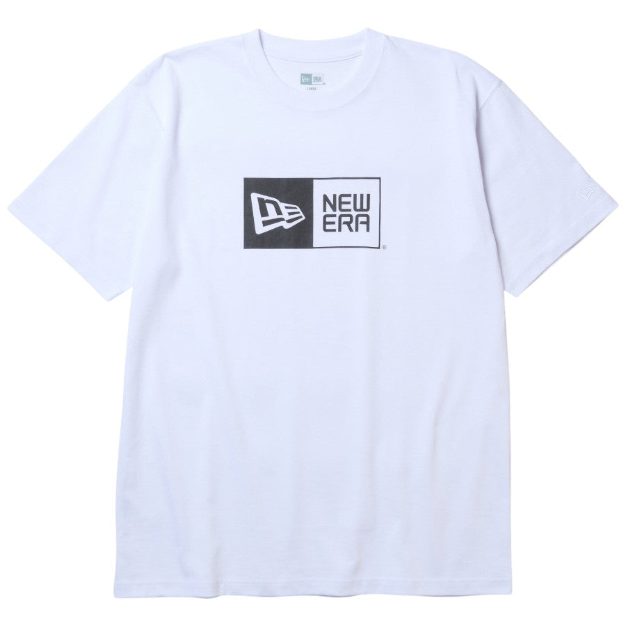 ニューエラ NEW ERA 半袖 コットン Tシャツ Box Logo ホワイト 14856722 フロント