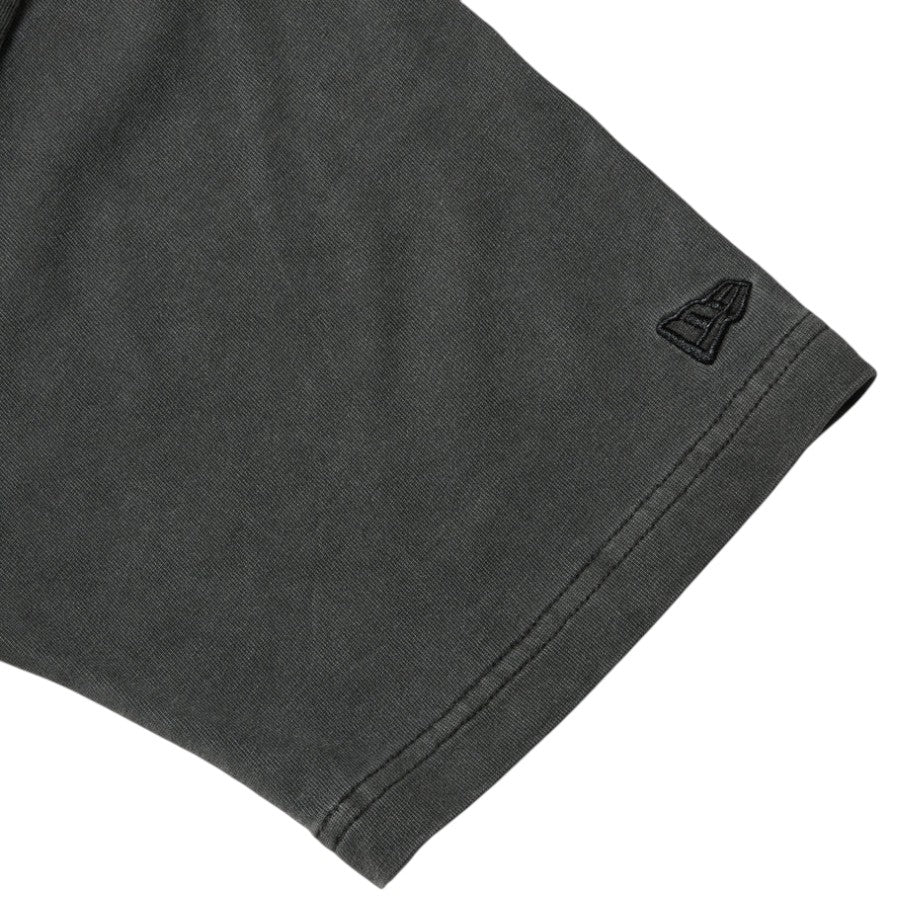 ニューエラ アパレル NEW ERA 半袖 ガーメントダイ コットン Tシャツ Tagging タギング グラフィティー ピグメント加工 チャコールグレー 14856688 袖