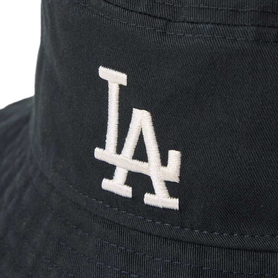ニューエラ バケハ ハット キッズ NEW ERA BUCKET HAT Kid's バケット01 MLB ロサンゼルス ドジャース ブラック 14747100 フロントロゴ