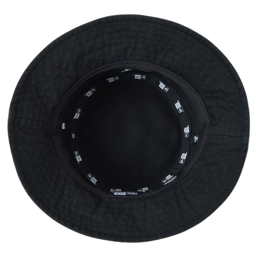 ニューエラ バケハ ハット キッズ NEW ERA BUCKET HAT Kid's バケット01 MLB ロサンゼルス ドジャース ブラック 14747100 インナー