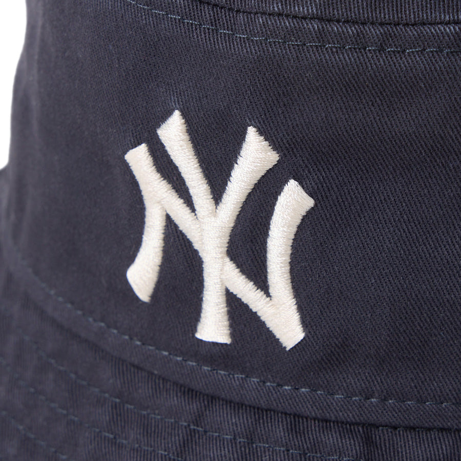 ニューエラ バケハ ハット キッズ NEW ERA BUCKET HAT Kid's バケット01 MLB ニューヨーク ヤンキース ネイビー 14747099 フロントロゴ