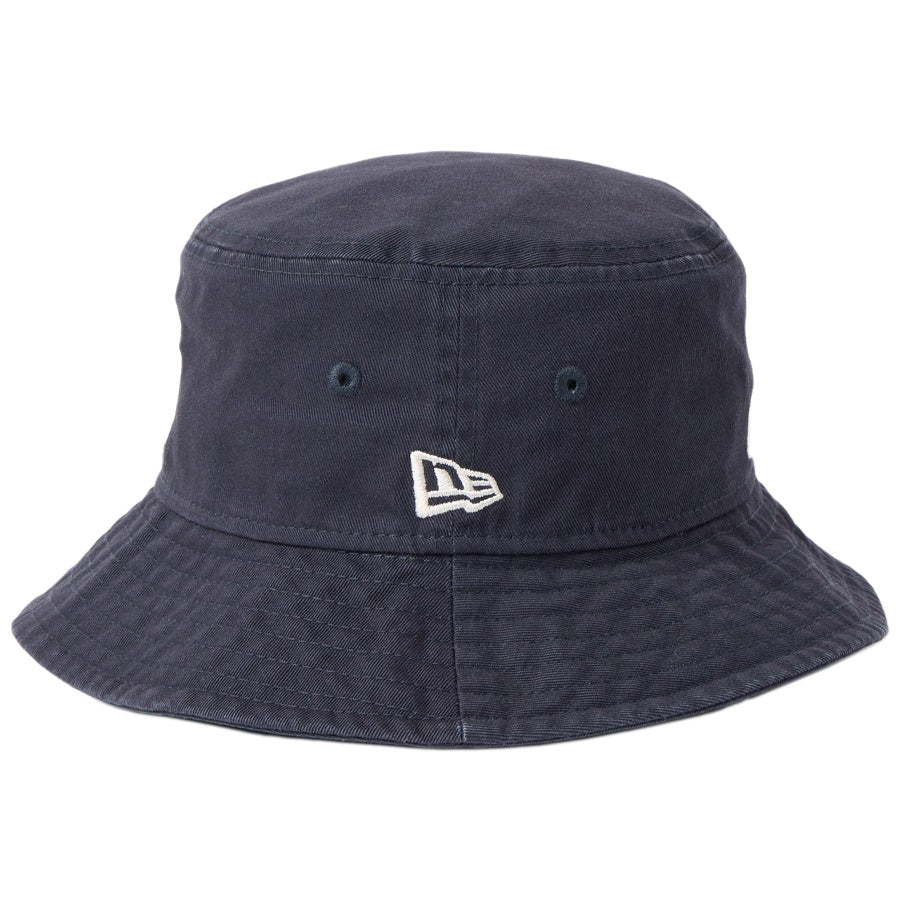 ニューエラ バケハ ハット キッズ NEW ERA BUCKET HAT Kid's バケット01 MLB ニューヨーク ヤンキース ネイビー 14747099 左サイド