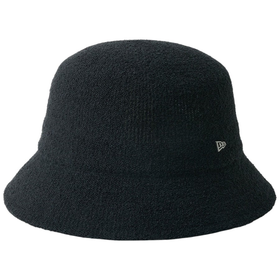 ニューエラ ハット バケットハット 帽子 NEW ERA バケット01 Tropical Hat メタルピン ブラック 14744754 右斜め前