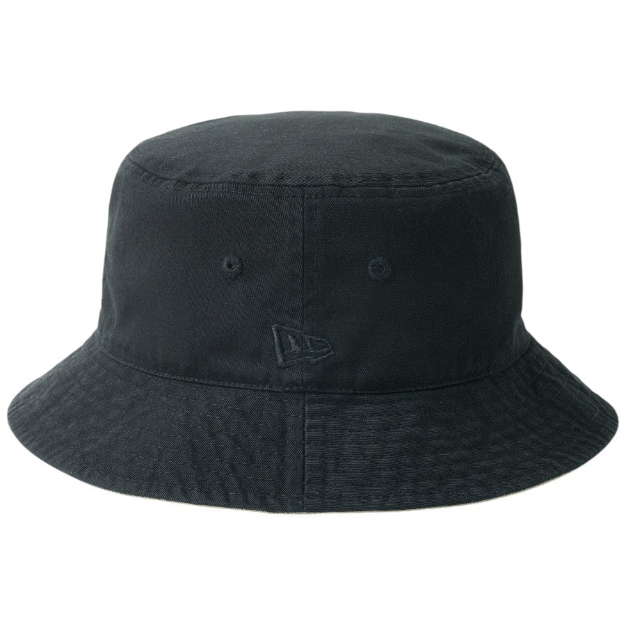 ニューエラ ハット バケハ NEW ERA HAT バケット01 リバーシブル MLB Bucket Hat ロサンゼルス ドジャース ブラック ペブル 14744772 左サイド