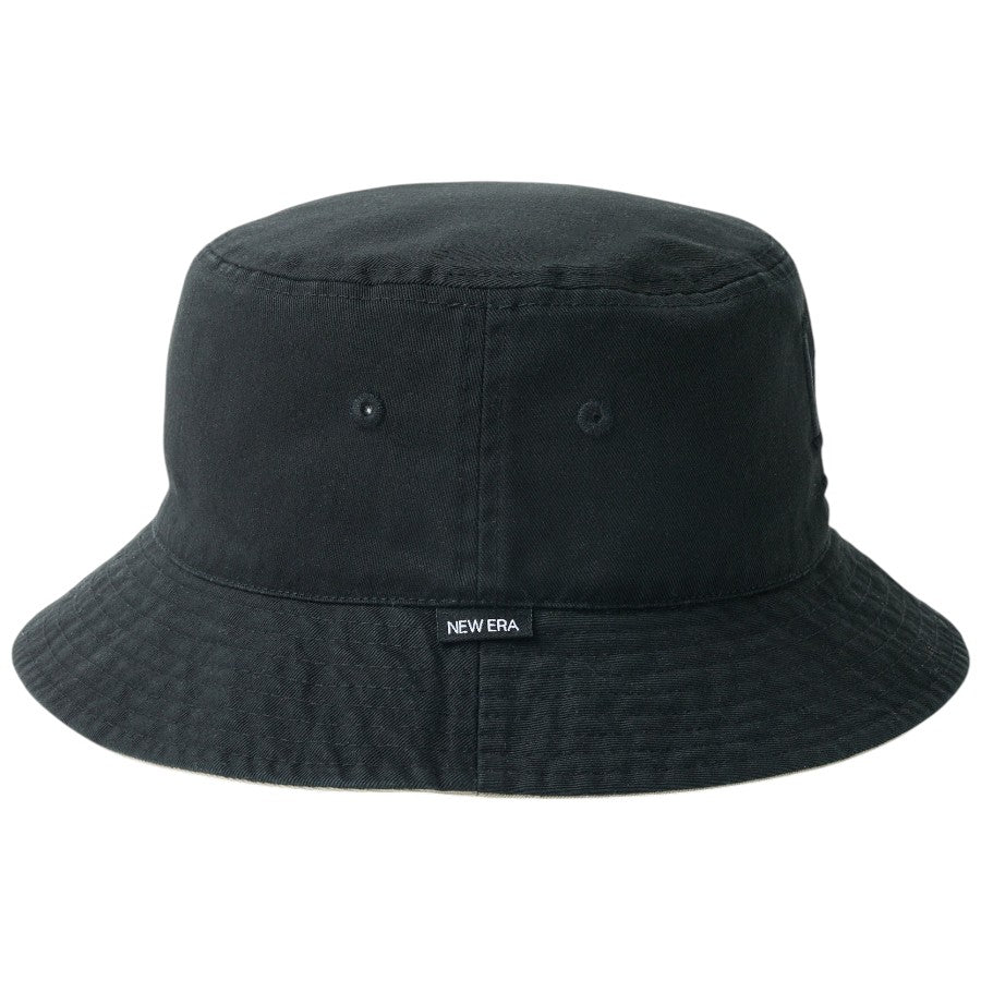 ニューエラ ハット バケハ NEW ERA HAT バケット01 リバーシブル MLB Bucket Hat ロサンゼルス ドジャース ブラック ペブル 14744772 右サイド