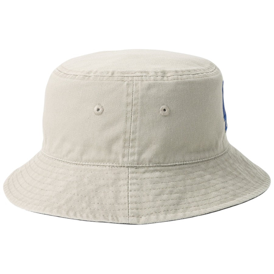 ニューエラ ハット バケハ NEW ERA HAT バケット01 リバーシブル MLB Bucket Hat ロサンゼルス ドジャース ブラック ペブル 14744772 右サイド