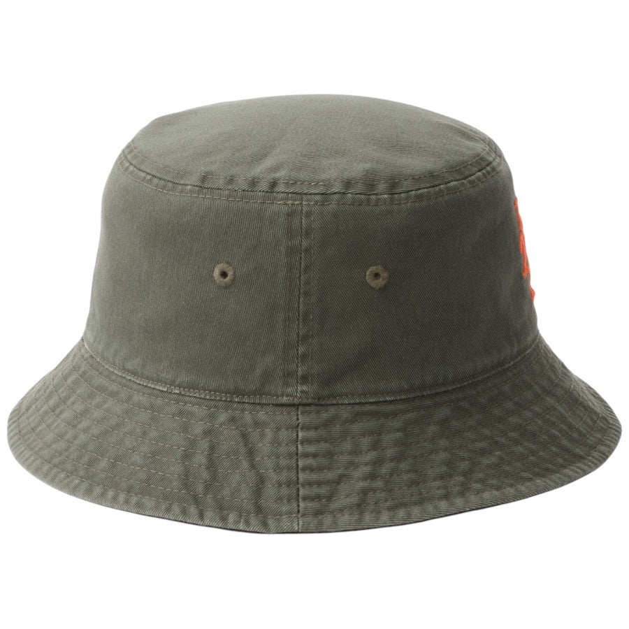 ニューエラ ハット バケハ NEW ERA HAT バケット01 リバーシブル MLB Bucket Hat ニューヨーク メッツ バーントウッド ニューオリーブ 14744771 右サイド