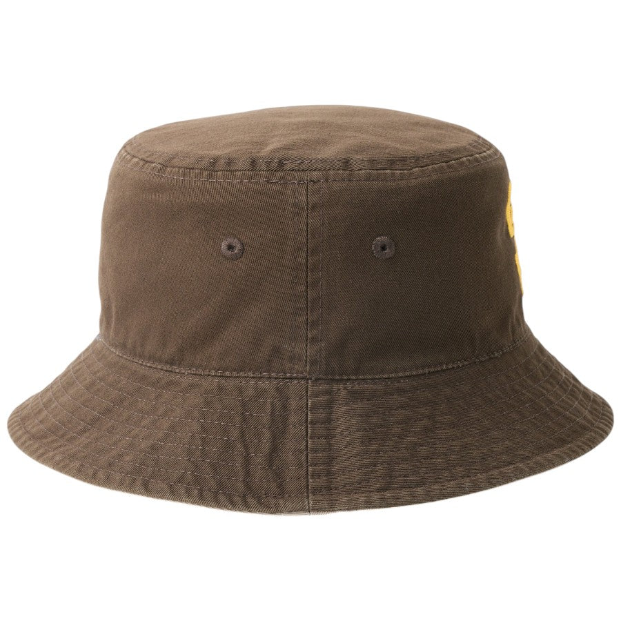 ニューエラ ハット バケハ NEW ERA HAT バケット01 リバーシブル MLB Bucket Hat サンディエゴ パドレス アッシュブラウン/ウォルナット 14744769 右サイド