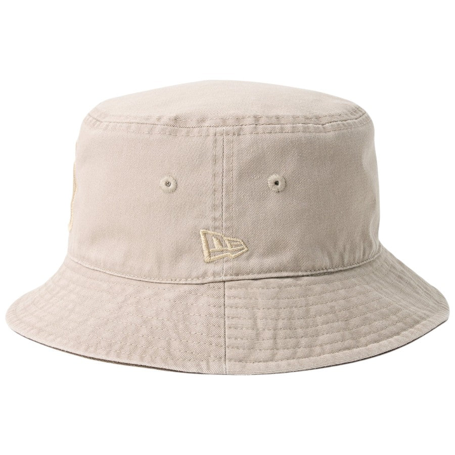 ニューエラ ハット バケハ NEW ERA HAT バケット01 リバーシブル MLB Bucket Hat サンディエゴ パドレス アッシュブラウン/ウォルナット 14744769 左サイド