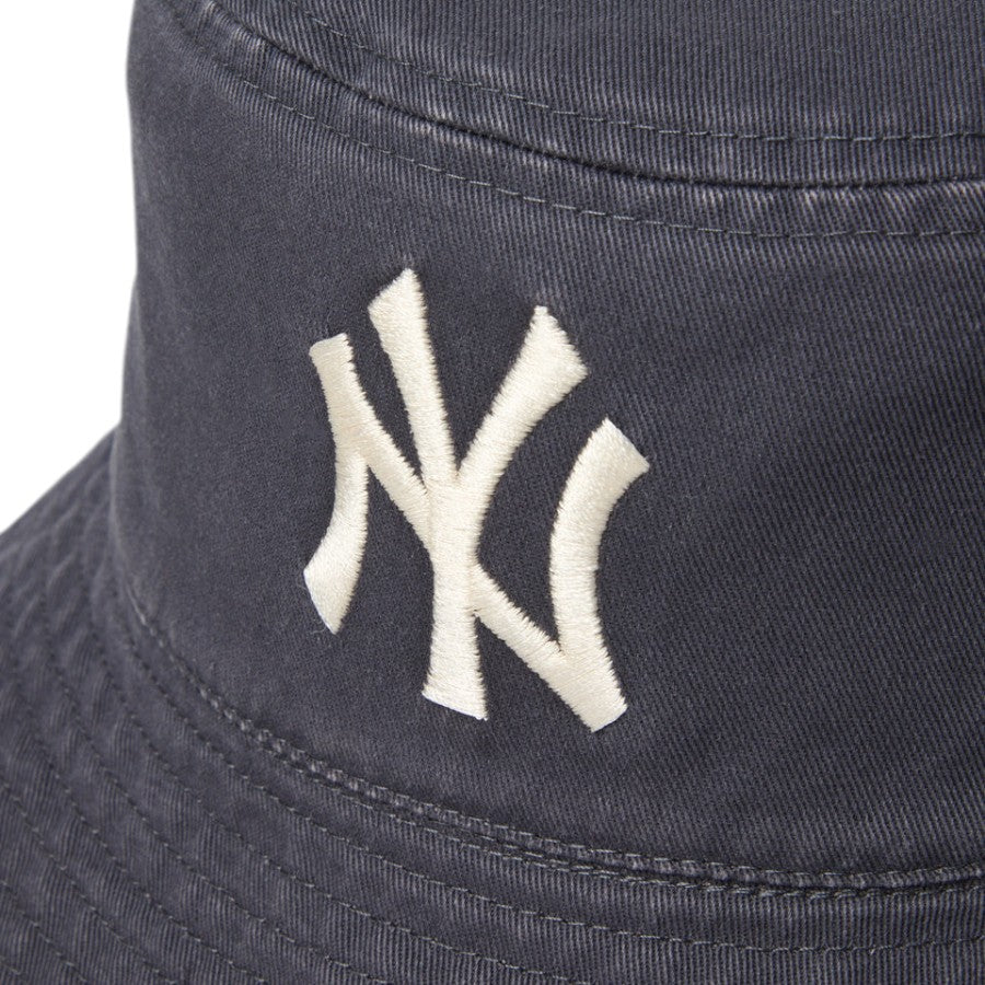 ニューエラ ハット バケハ NEW ERA HAT バケット01 リバーシブル MLB Bucket Hat ニューヨーク ヤンキース ネイビー ダークグラファイト 14744770 フロントロゴ