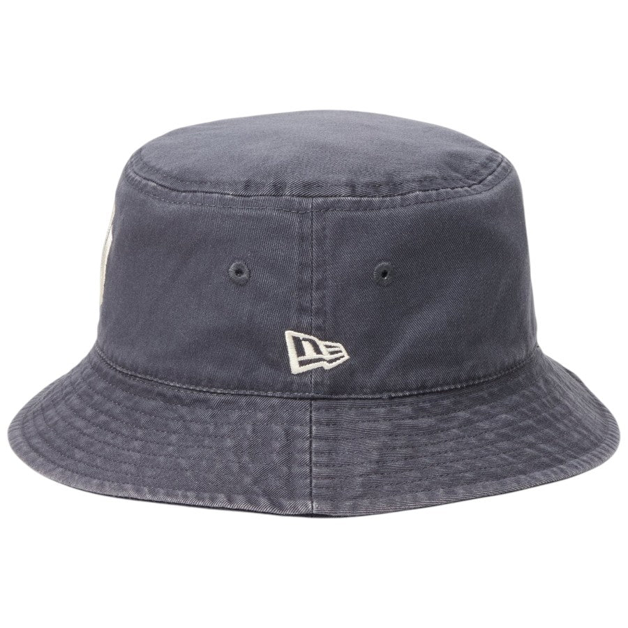 ニューエラ ハット バケハ NEW ERA HAT バケット01 リバーシブル MLB Bucket Hat ニューヨーク ヤンキース ネイビー ダークグラファイト 14744770 左サイド