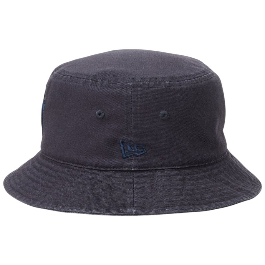 ニューエラ ハット バケハ NEW ERA HAT バケット01 リバーシブル MLB Bucket Hat ニューヨーク ヤンキース ネイビー ダークグラファイト 14744770 左サイド
