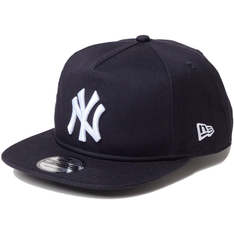 ニューエラ キャップ NEW ERA CAP MLB 19TWENTY 5パネル ニューヨーク ヤンキース 1920 ネイビー ホワイト 15121573 右斜め前