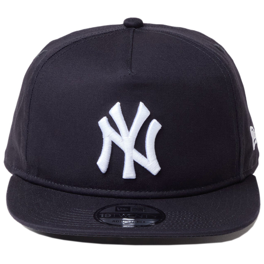 ニューエラ キャップ NEW ERA CAP MLB 19TWENTY 5パネル ニューヨーク ヤンキース 1920 ネイビー ホワイト 15121573 正面