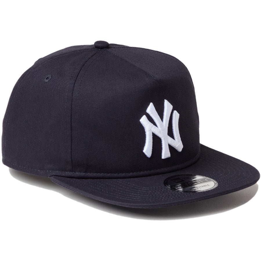 ニューエラ キャップ NEW ERA CAP MLB 19TWENTY 5パネル ニューヨーク ヤンキース 1920 ネイビー ホワイト 15121573 左斜め前