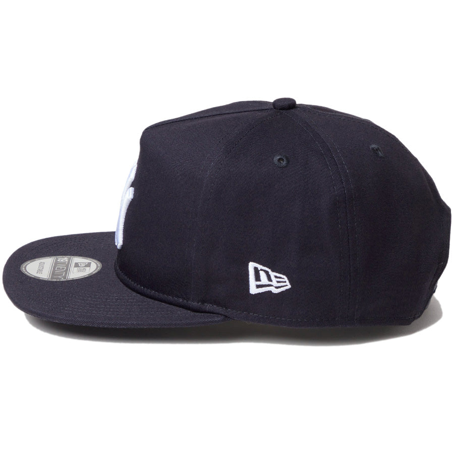 ニューエラ キャップ NEW ERA CAP MLB 19TWENTY 5パネル ニューヨーク ヤンキース 1920 ネイビー ホワイト 15121573 左サイド