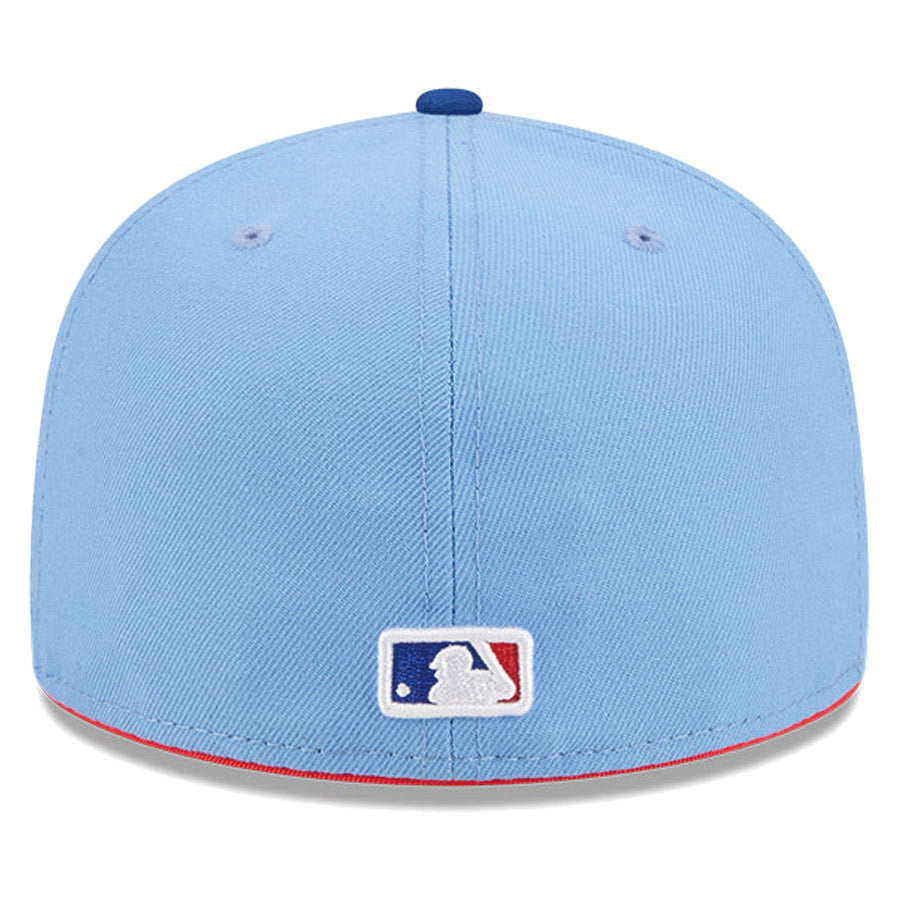ニューエラ キャップ 帽子 NEW ERA CAP 59FIFTY オンフィールド MLB City Connect シティー コネクト アトランタ ブレーブス スカイブルー 14942561 背面