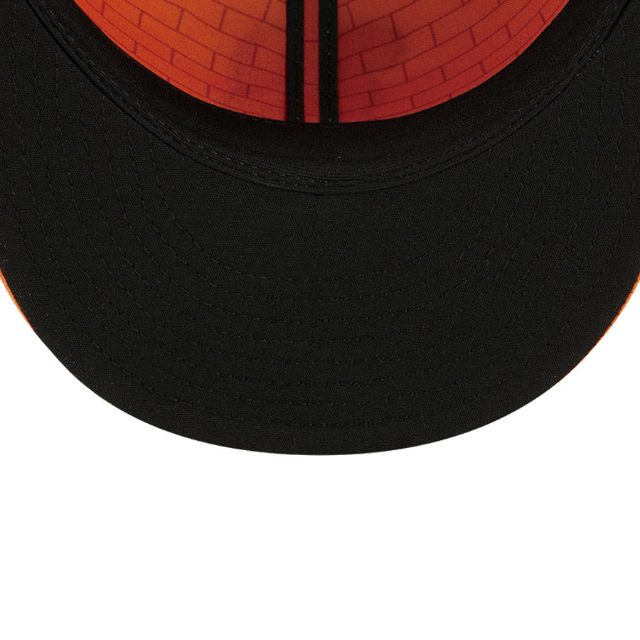 ニューエラ キャップ 帽子 NEW ERA CAP 59FIFTY オンフィールド MLB City Connect シティー コネクト ボルティモア オリオールズ クローム/グリーン 14942560 アンダーバイザー