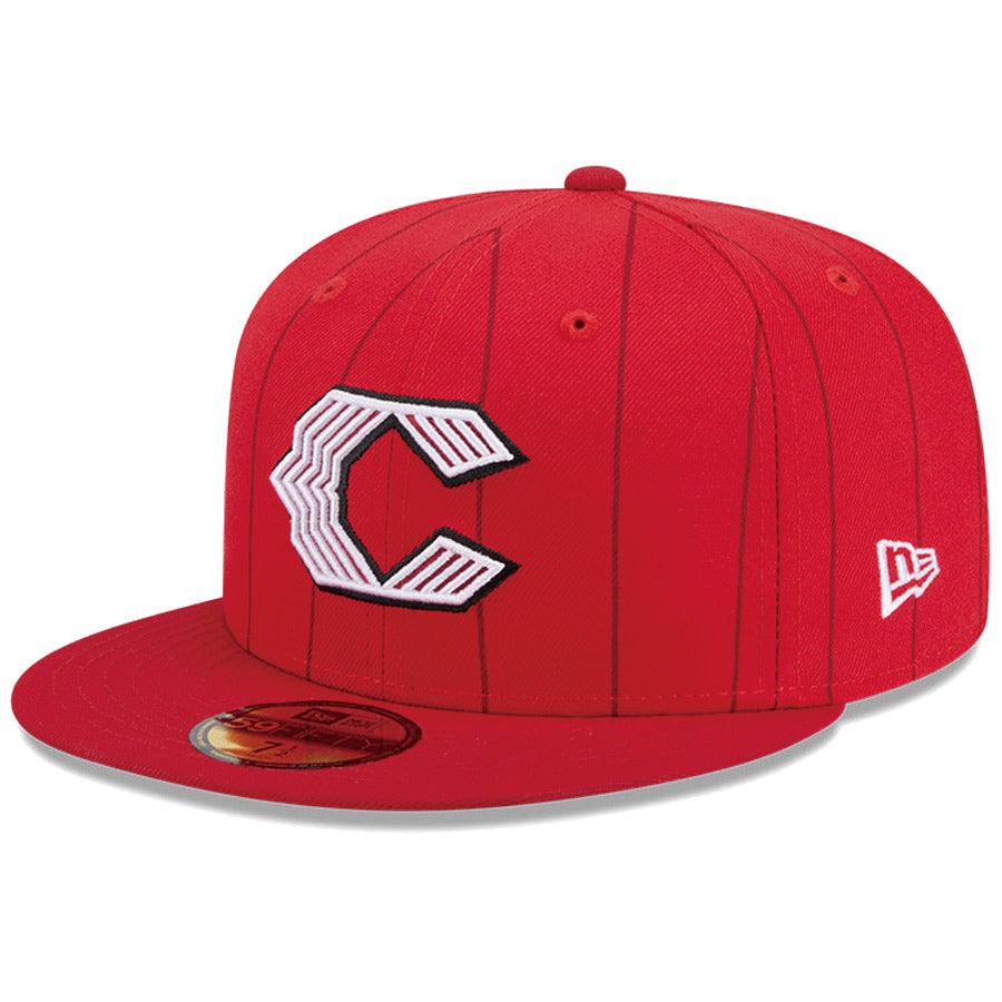 ニューエラ キャップ 帽子 NEW ERA CAP 59FIFTY オンフィールド MLB City Connect シティー コネクト シンシナティ レッズ レッド 14942558 右斜め前