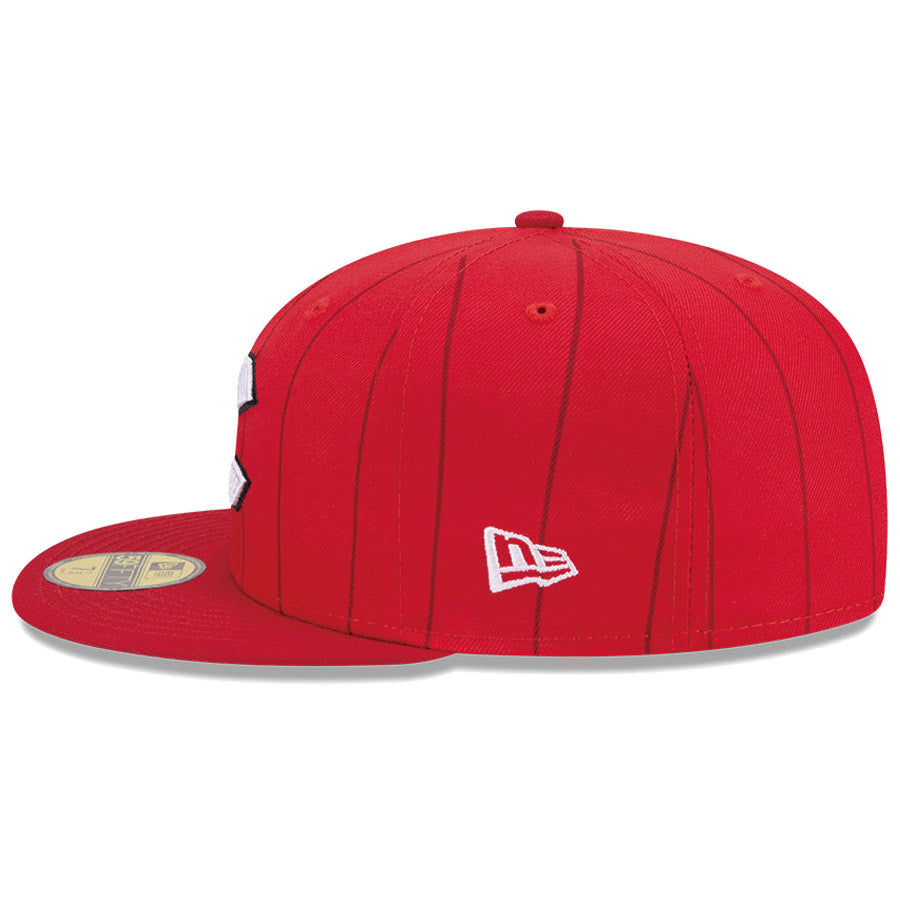 ニューエラ キャップ 帽子 NEW ERA CAP 59FIFTY オンフィールド MLB City Connect シティー コネクト シンシナティ レッズ レッド 14942558 左サイド