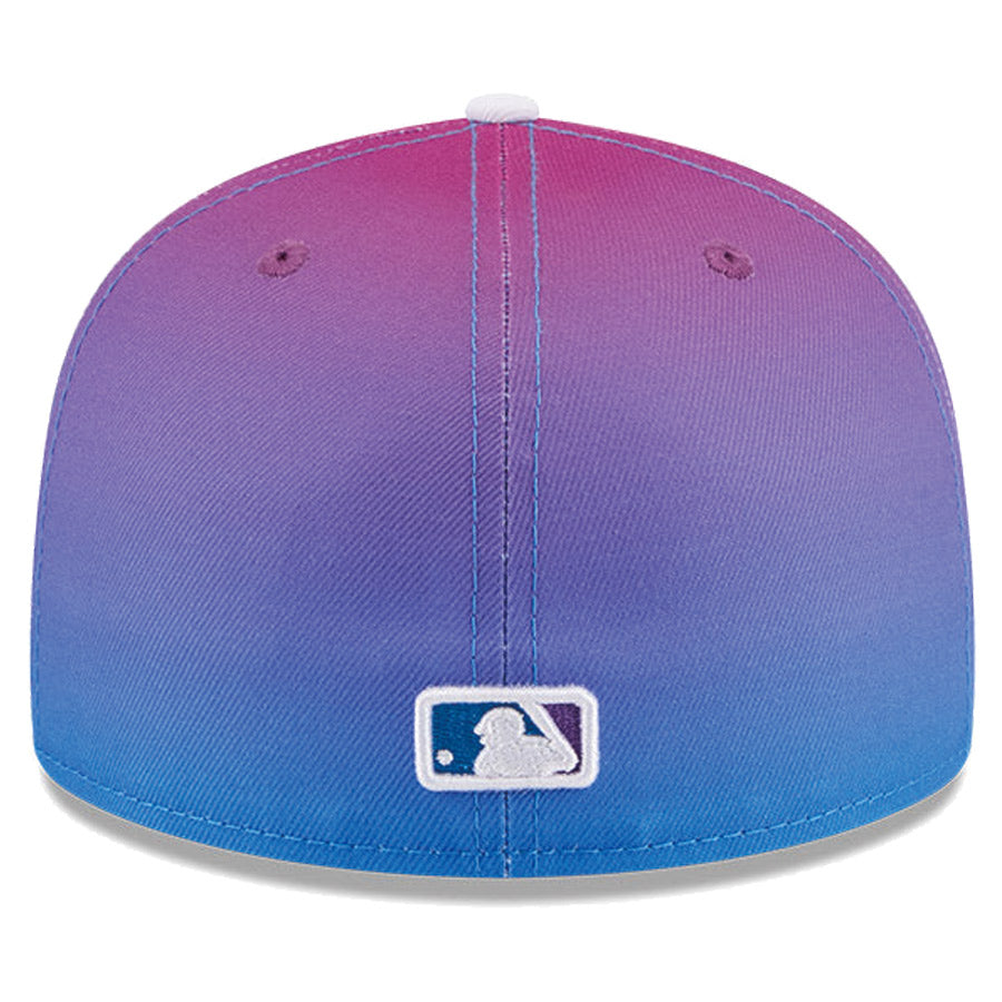 ニューエラ キャップ 帽子 NEW ERA CAP 59FIFTY オンフィールド MLB City Connect シティー コネクト カンザスシティ ロイヤルズ パープル/スカイブルー 14942556 背面