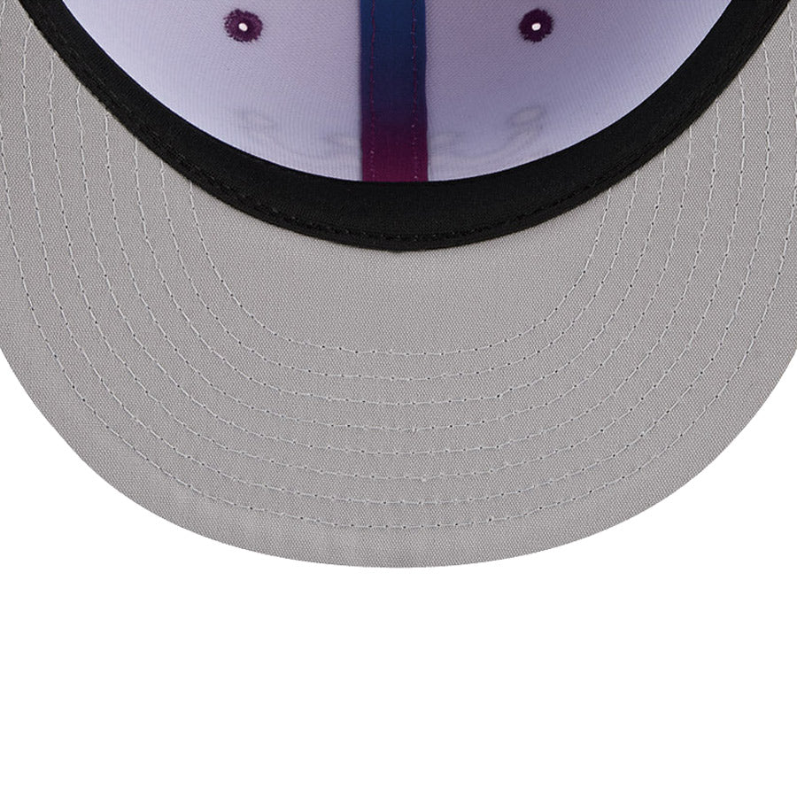 ニューエラ キャップ 帽子 NEW ERA CAP 59FIFTY オンフィールド MLB City Connect シティー コネクト カンザスシティ ロイヤルズ パープル/スカイブルー 14942556 グレーアンダーバイザー