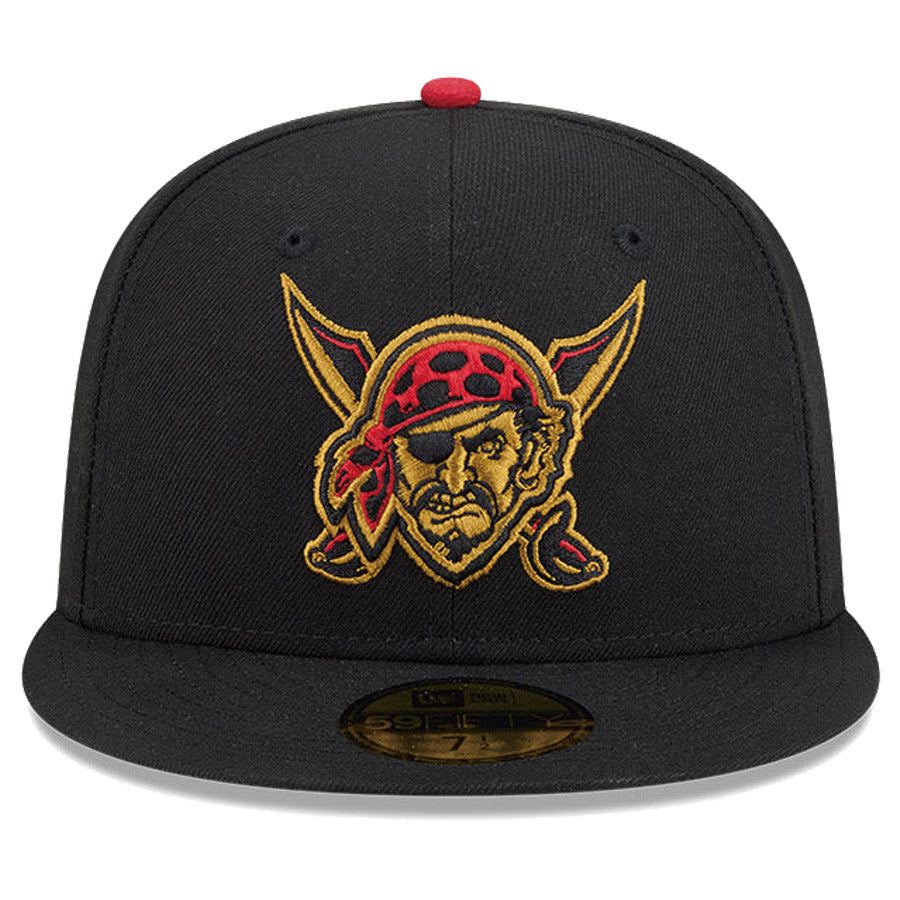 ニューエラ キャップ NEW ERA CAP 59FIFTY オンフィールド MLB City Connect シティー コネクト ピッツバーグ パイレーツ ブラック 14942554 正面