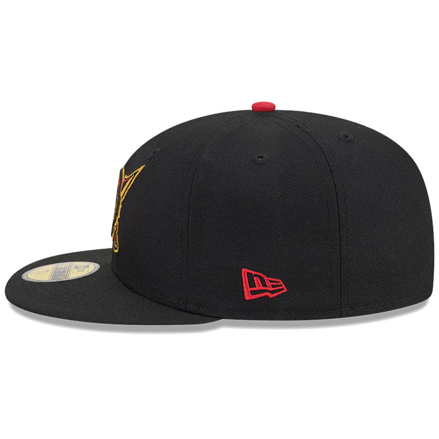 ニューエラ キャップ NEW ERA CAP 59FIFTY オンフィールド MLB City Connect シティー コネクト ピッツバーグ パイレーツ ブラック 14942554 左サイド