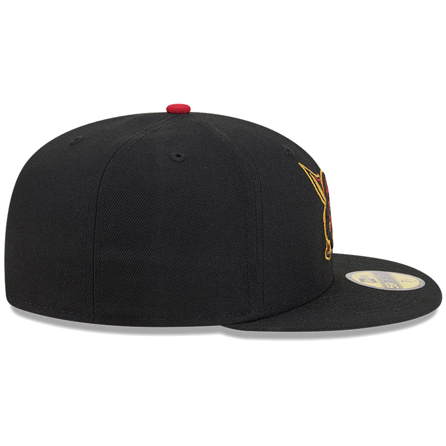 ニューエラ キャップ NEW ERA CAP 59FIFTY オンフィールド MLB City Connect シティー コネクト ピッツバーグ パイレーツ ブラック 14942554 右サイド