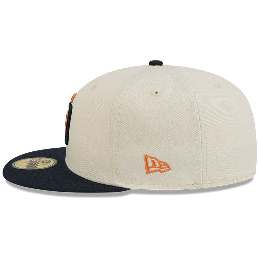 ニューエラ キャップ NEW ERA CAP 59FIFTY オンフィールド MLB City Connect シティー コネクト サンディエゴ パドレス クロームホワイト ブラックバイザー 14942553 左サイド