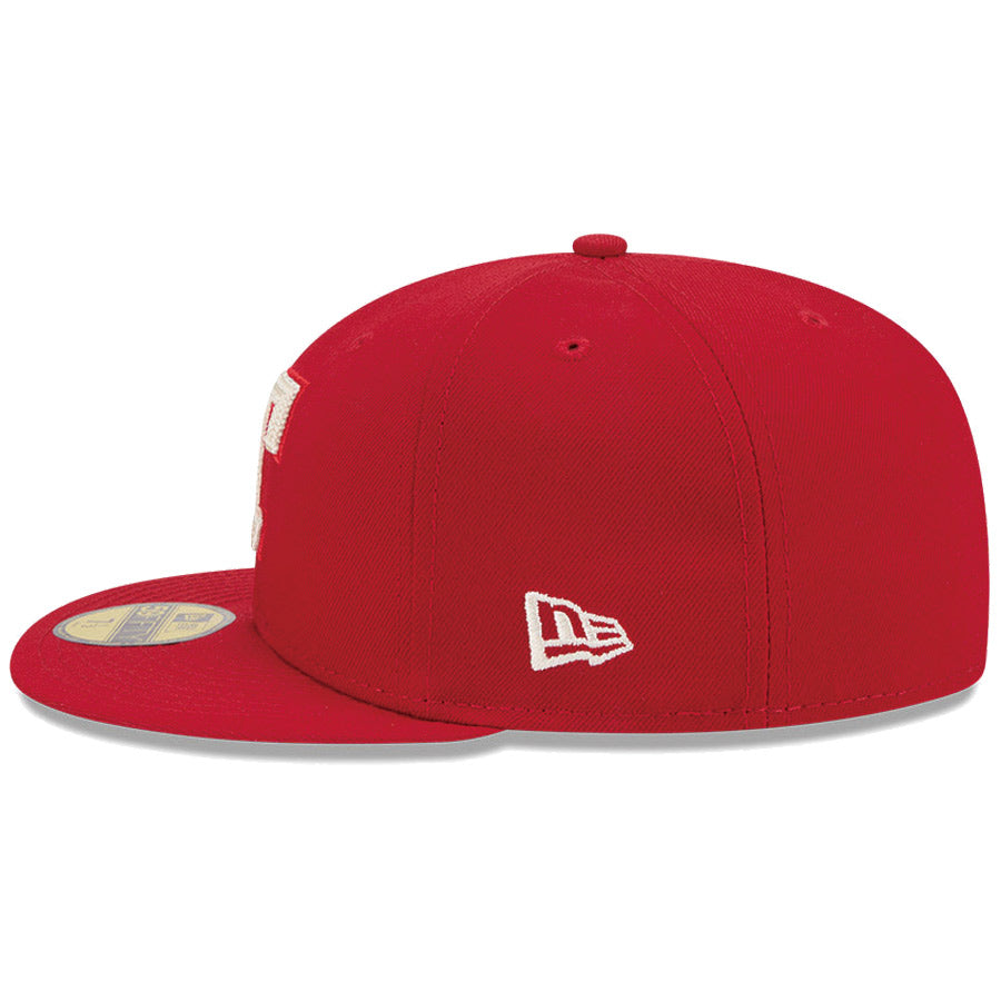 ニューエラ キャップ NEW ERA CAP 59FIFTY オンフィールド MLB City Connect シティー コネクト テキサス レンジャーズ レッド 14942552 左サイド