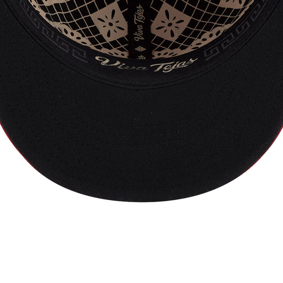 ニューエラ キャップ NEW ERA CAP 59FIFTY オンフィールド MLB City Connect シティー コネクト テキサス レンジャーズ レッド 14942552 アンダーバイザー