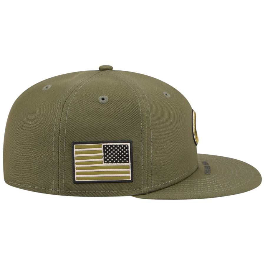 ニューエラ キャップ 帽子 NEW ERA CAP 59FIFTY オンフィールド MLB 2026 Armed Forces Day アームド フォーシズ デー シカゴ カブス ニューオリーブ 14939294 サイドパッチ