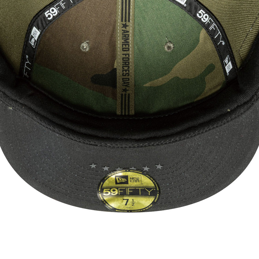ニューエラ キャップ 帽子 NEW ERA CAP 59FIFTY オンフィールド MLB 2026 Armed Forces Day アームド フォーシズ デー シカゴ カブス ニューオリーブ 14939294 インナーバンド