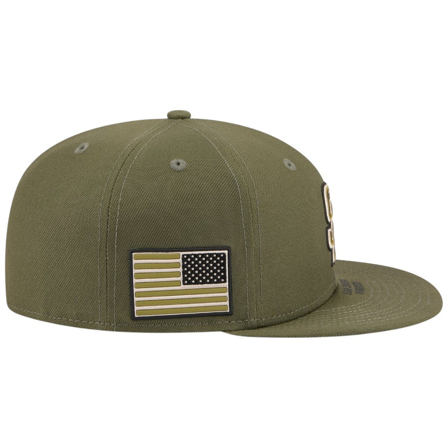 ニューエラ キャップ 帽子 NEW ERA CAP 59FIFTY オンフィールド MLB 2026 Armed Forces Day アームド フォーシズ デー サンディエゴ パドレス ニューオリーブ 14939287 右サイド