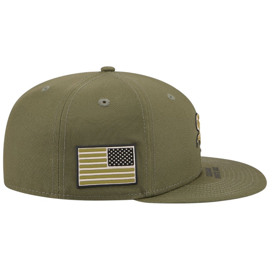ニューエラ キャップ 帽子 NEW ERA CAP 59FIFTY オンフィールド MLB 2026 Armed Forces Day アームド フォーシズ デー シカゴ ホワイトソックス ニューオリーブ 14939293 サイドパッチ