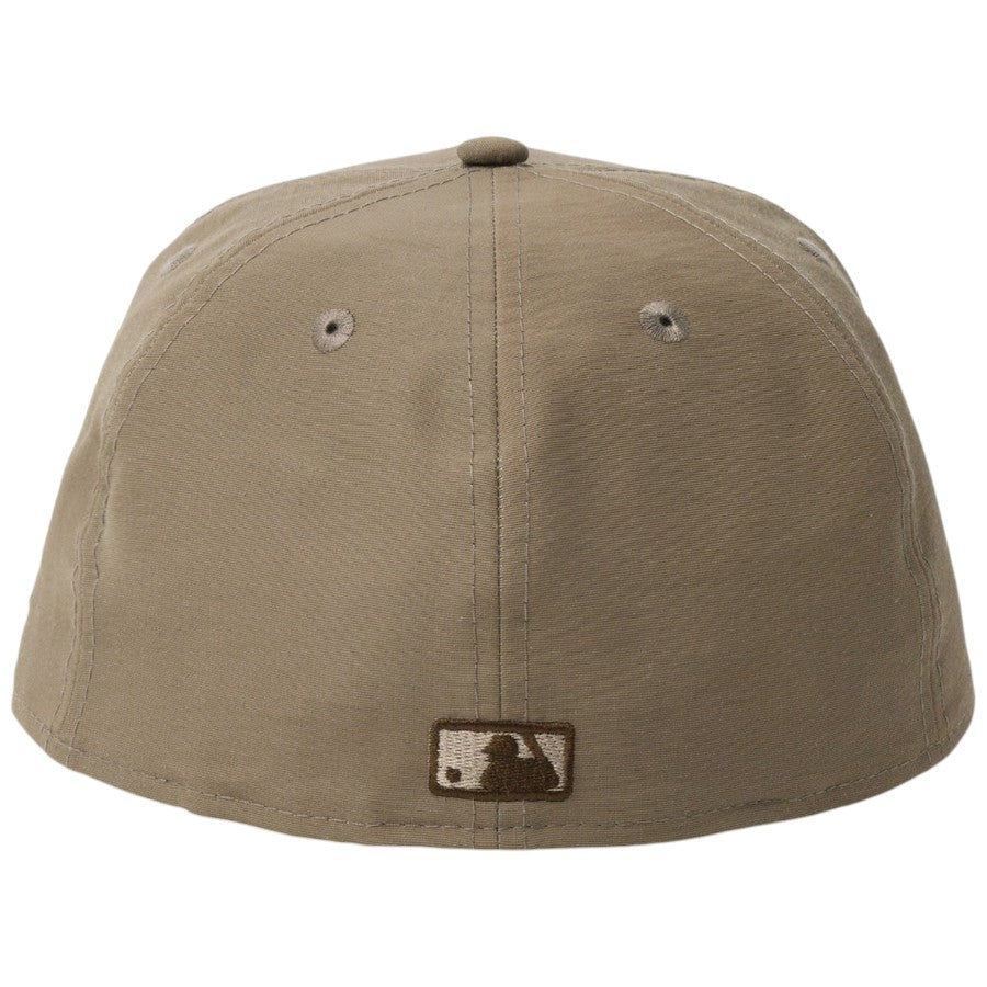 ニューエラ キャップ 帽子 NEW ERA CAP 59FIFTY ロサンゼルス ドジャース Grosgrain グログラン生地 オリーブ/ネイビー 14745171 背面