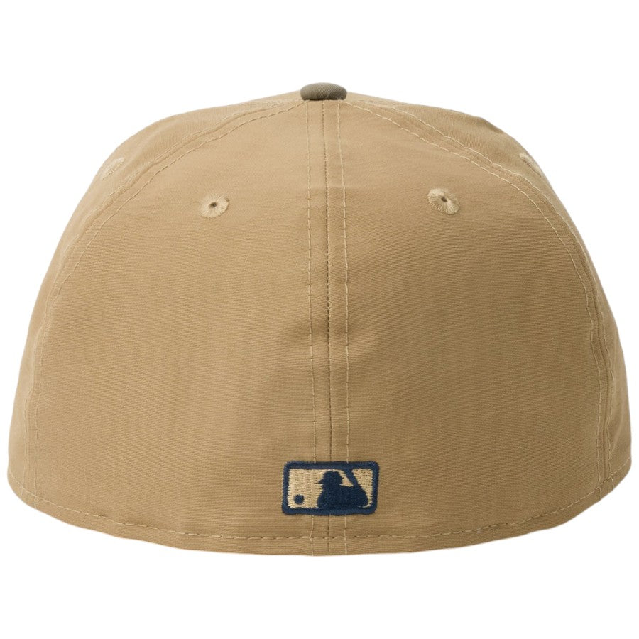ニューエラ キャップ 帽子 NEW ERA CAP 59FIFTY ニューヨーク ヤンキース Grosgrain グログラン生地 カーキ/オリーブ 14745153 バッターマンロゴ