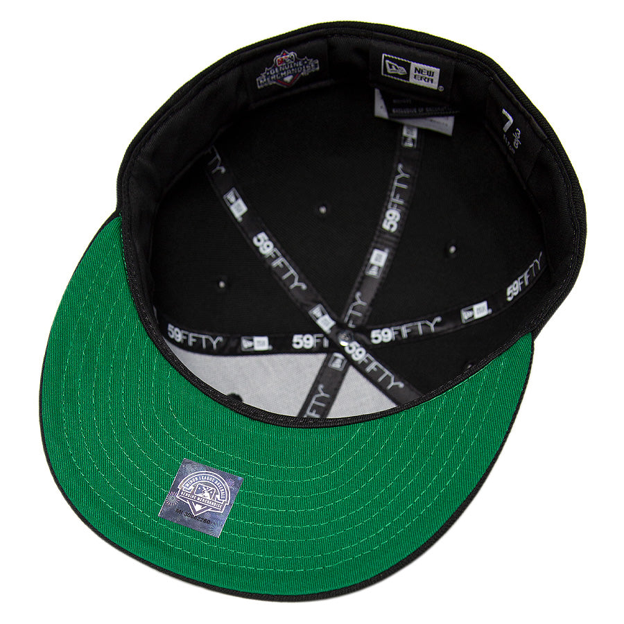 ニューエラ キャップ 帽子 NEW ERA CAP CUSTUM カスタム KINGS 別注 59FIFTY バーミンガム バロンズ Birmingham Barons ブラック グローインザダーク 蓄光 アンダーバイザー