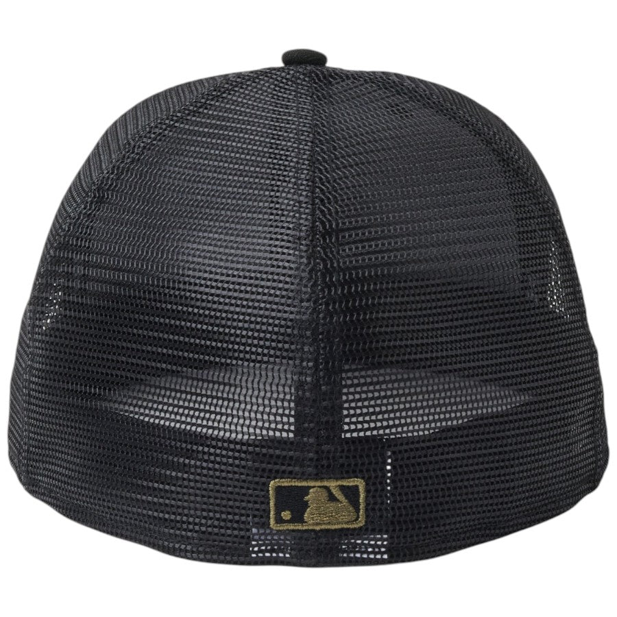 ニューエラ キャップ 帽子 NEW ERA CAP 59FIFTY トラッカー メッシュ サンディエゴ パドレス Hydrangea ハイドレンジア ブラック 14745129 バッターマンロゴ