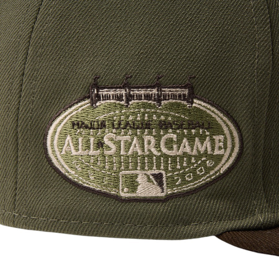 ニューエラ キャップ 帽子 NEW ERA CAP 59FIFTY MLB Camouflage Color カモフラージュ ニューヨーク ヤンキース ニューオリーブ/ウォルナット 14745158 サイドパッチ