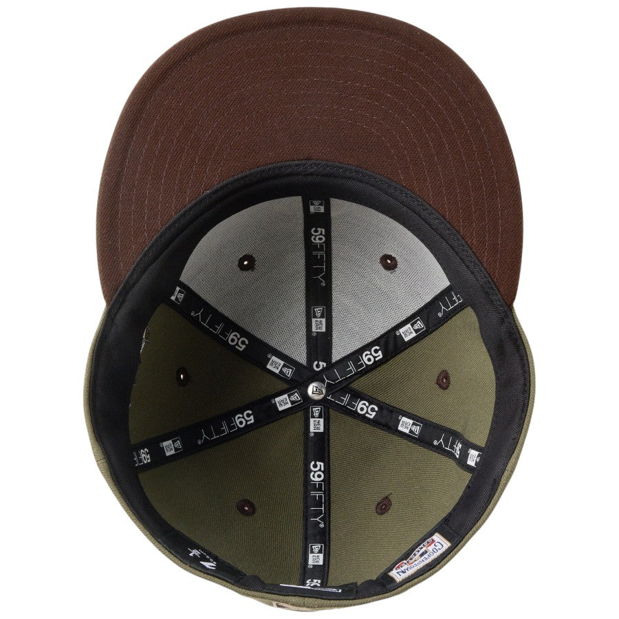 ニューエラ キャップ 帽子 NEW ERA CAP 59FIFTY MLB Camouflage Color カモフラージュ ニューヨーク ヤンキース ニューオリーブ/ウォルナット 14745158 アンダーバイザー