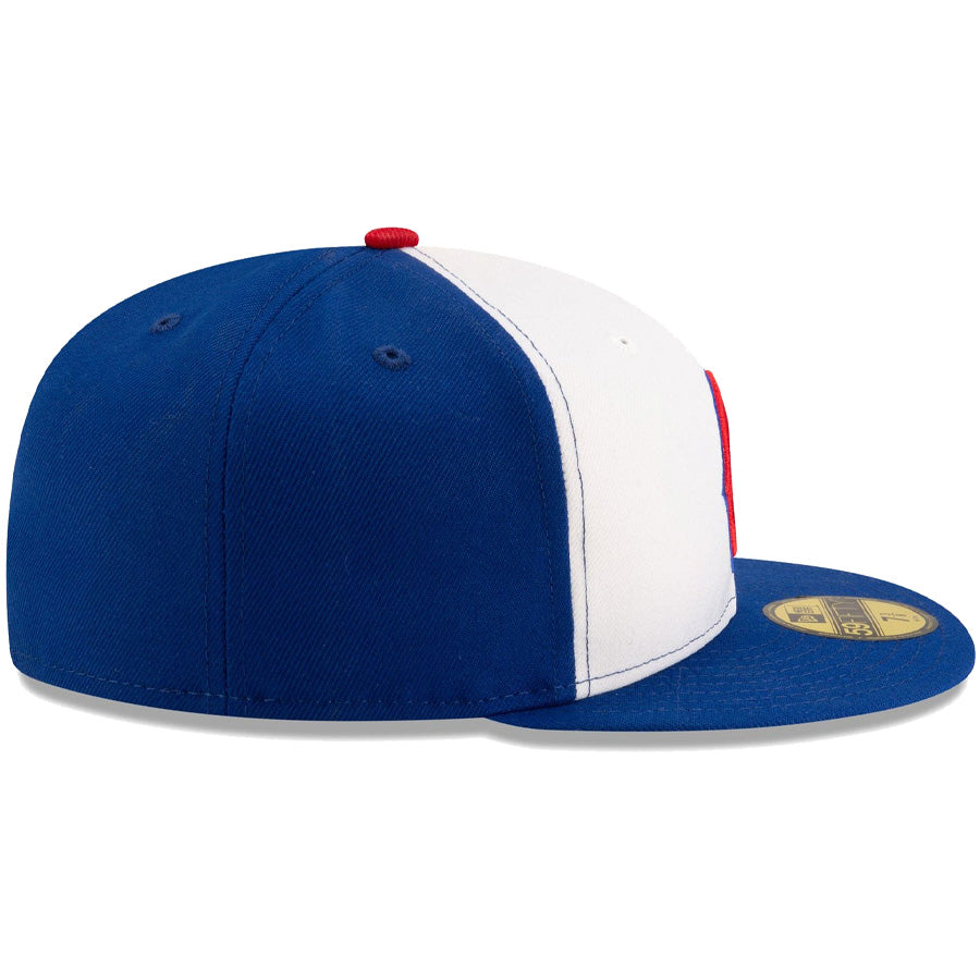 ニューエラ キャップ NEW ERA CAP MLB 59FIFTY MLBオンフィールド シカゴ カブス オルタネイト ホワイト/ブルー 14730480 右サイド