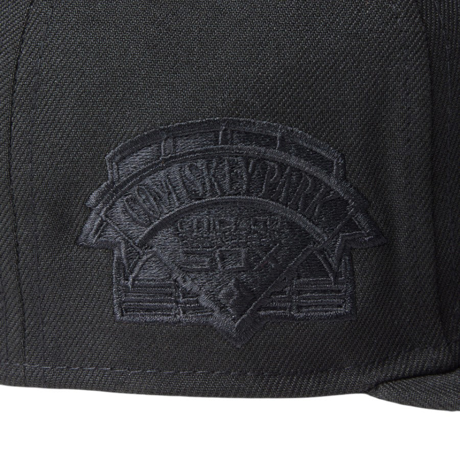 ニューエラ キャップ 帽子 NEW ERA CAP 59FIFTY シカゴ ホワイトソックス MLB Black on Black ブラック/ブラック 14745189 サイドパッチ